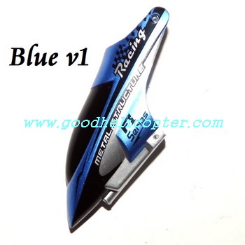 dfd-f101-f101a-f101b helicopter parts V1 head cover (blue color) - Click Image to Close